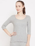 Neva Esancia Round Neck 3-4th Sleeves Thermal Upper For Women MS11