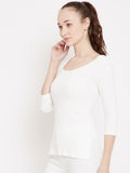 Neva Esancia Round Neck 3-4th Sleeves Thermal Upper For Women MS11