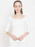 Neva Esancia Round Neck 3-4th Sleeves Thermal Upper For Women MS11