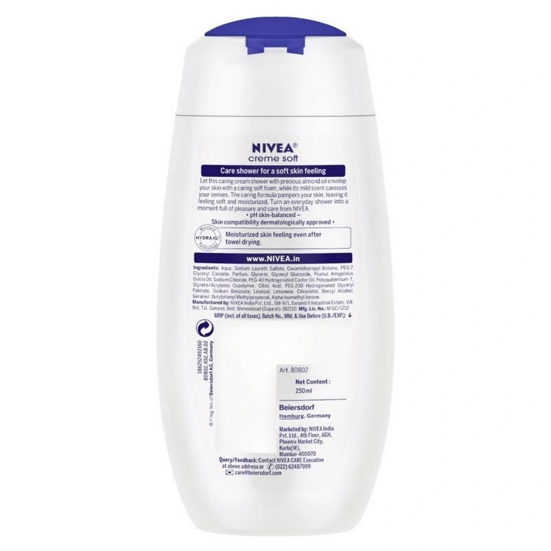 NIVEA CRÈME SOFT BODY WASH,250ML