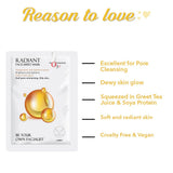 O3+ RADIANT FACE SHEET MASK,1N