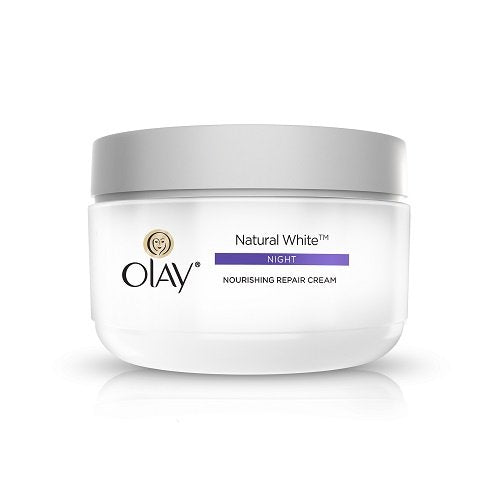 OLAY NATURAL WHITE 7IN1 NIGHT NOURISING REPAIR CREAM,50GM