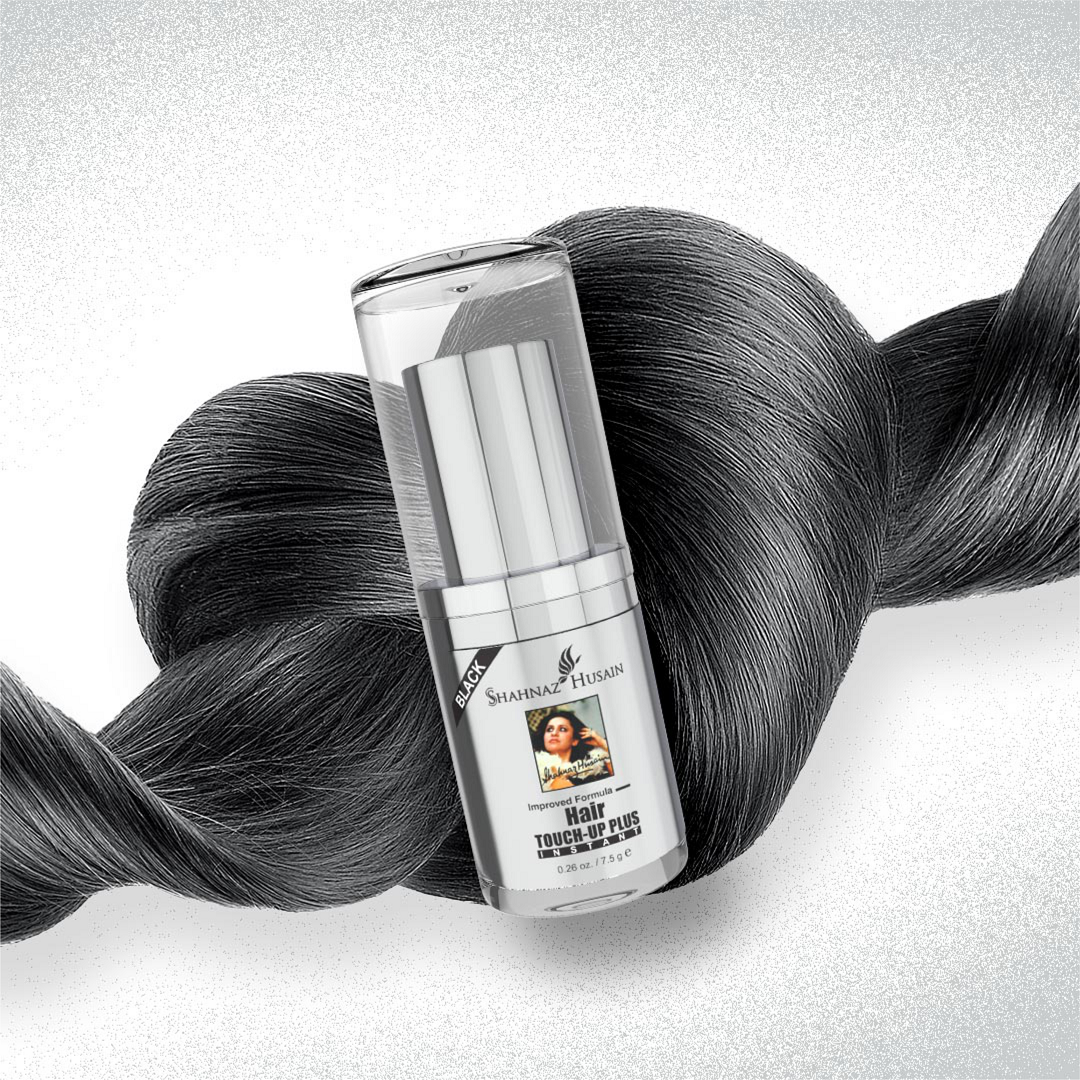 SHAHNAZ HUSSAIN HAIR TOUCH-UP PLUS,BLACK,7.5GM