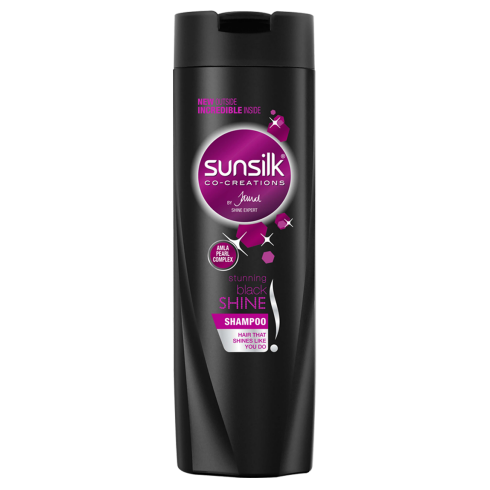 SUNSILK STUNNING BLACK SHINE SHAMPOO,180ML
