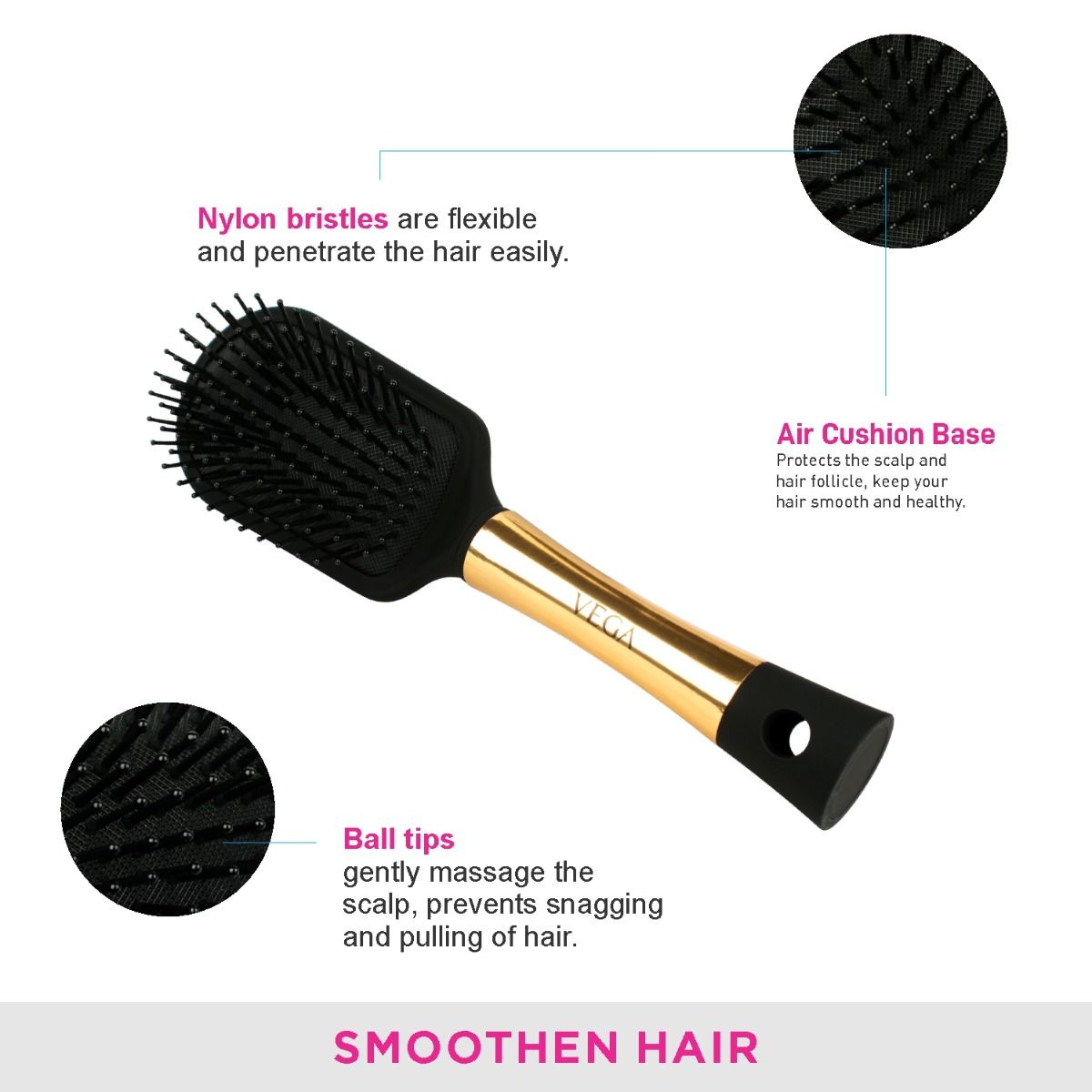 VEGA HAIR BRUSH E17CB