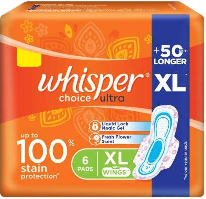 WHISPER CHOICE XL+ 6PADS