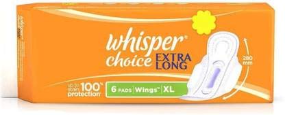 WHISPER CHOICE XL WINGS 6PADS
