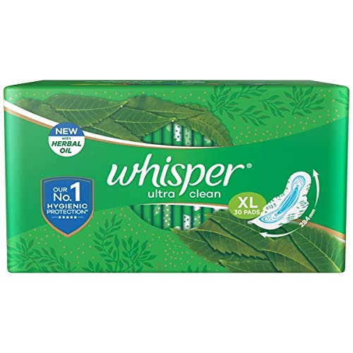 WHISPER ULTRA CLEAN XL+,30PADS