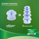 WHISPER ULTRA CLEAN XL+,7PADS