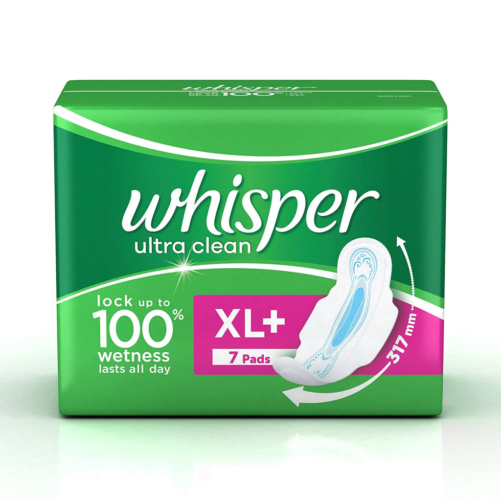 WHISPER ULTRA CLEAN XL+,7PADS