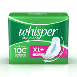 WHISPER ULTRA CLEAN XL+,7PADS