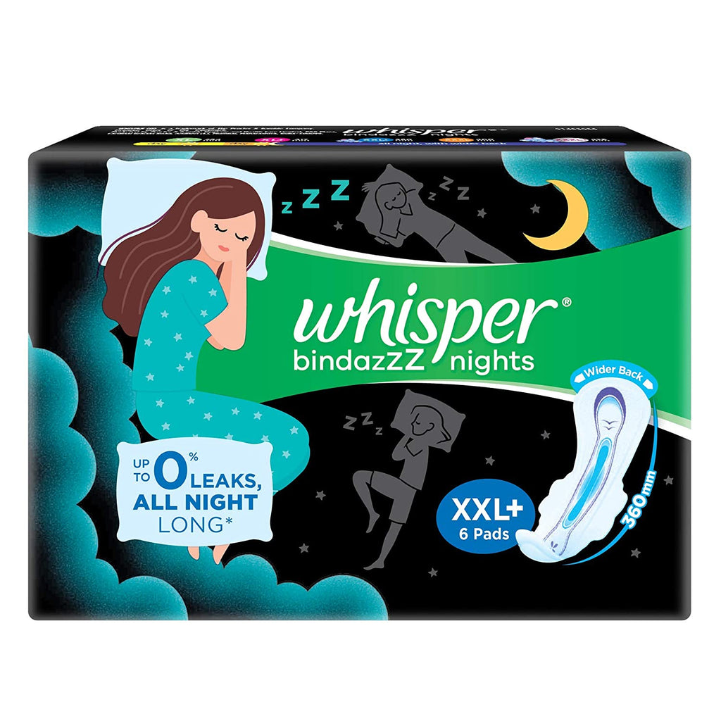 WHISPER ULTRA NIGHTS XXL+ 6PADS