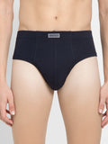 Jockey Men's Super Combed Cotton Rib Solid Brief Deep Navy
