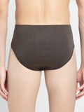 Jockey Men's Super Combed Cotton Rib Solid Brief Deep Olive