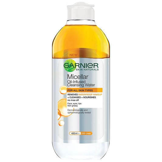 GARNIER MICELLAR OIL-INFUSED CLEANSING WATER 400ML