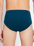 Jockey Men's Super Combed Cotton Rib Solid Brief Poseidon
